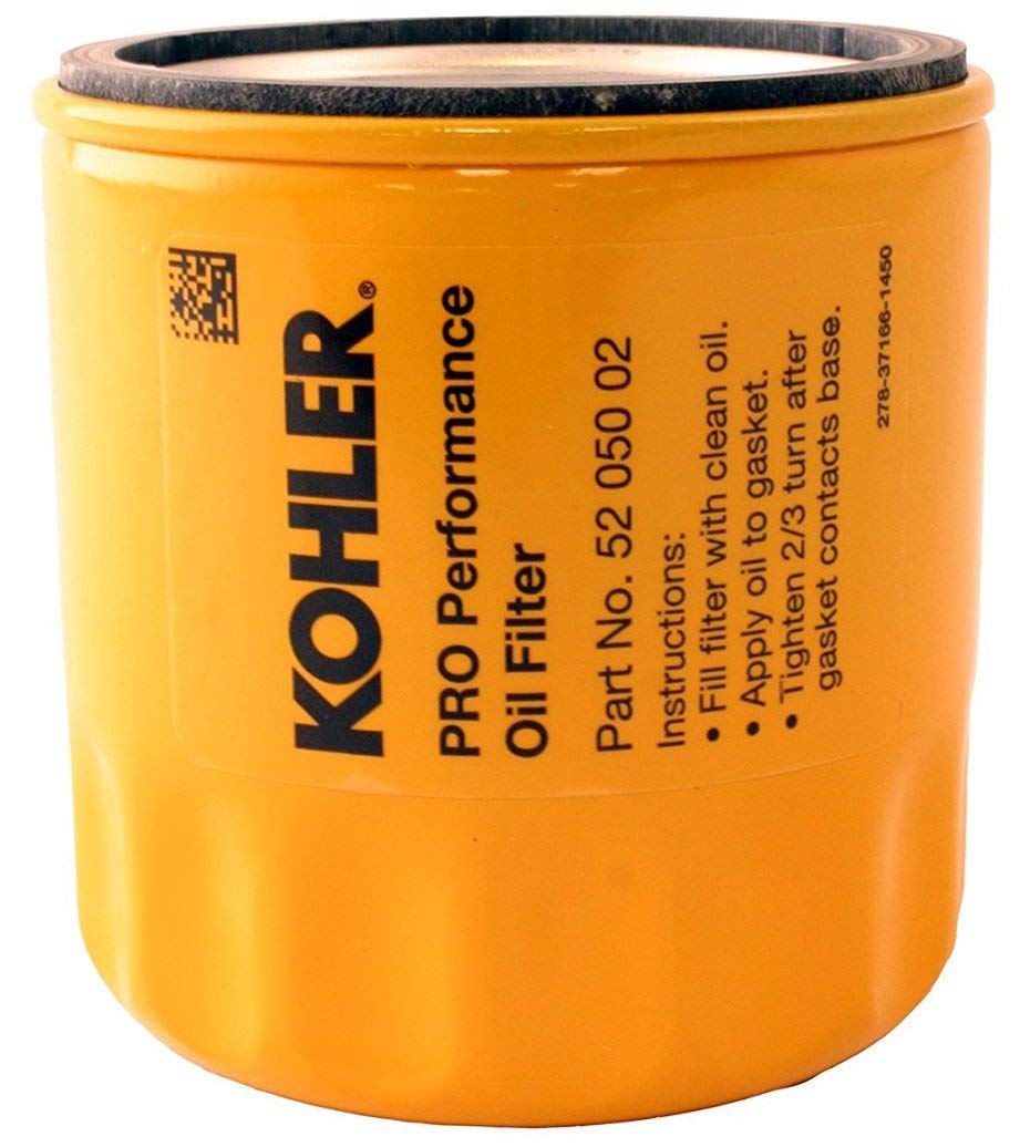 Kohler 52 050 02-S Engine Oil Filter Extra Capacity and Champion RC12YC Spark Plug For CH11 - CH15, CV11 - CV22, M18 - M20, MV16 - MV20 And K582 von Kohler