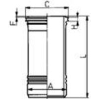 Zylinderlaufbuchse KOLBENSCHMIDT 88429110 von Kolbenschmidt