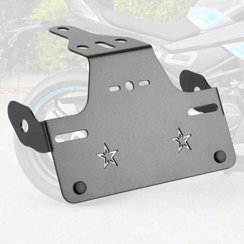 Kennzeichenhalter für Motorrad-Heckklappenhalter, Kotflügel-Eliminator, für CFMOTO 450SR/450SS 2022–2025, 450NK 2023–2025, kompatibel mit serienmäßigem Blinker von KomoreLee