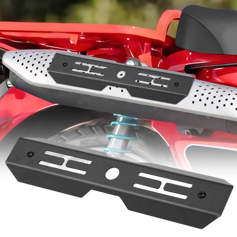 Motorrad-Auspuff-Hitzeschildschutz für Hunter Cub CT125 Trail 125 2021-2025 Beifahrer-Beinschutzschale 2022 Hunter Cub CT125 Auspuffrohr-Verbrühungsschutz-Verkleidungsabdeckung von KomoreLee