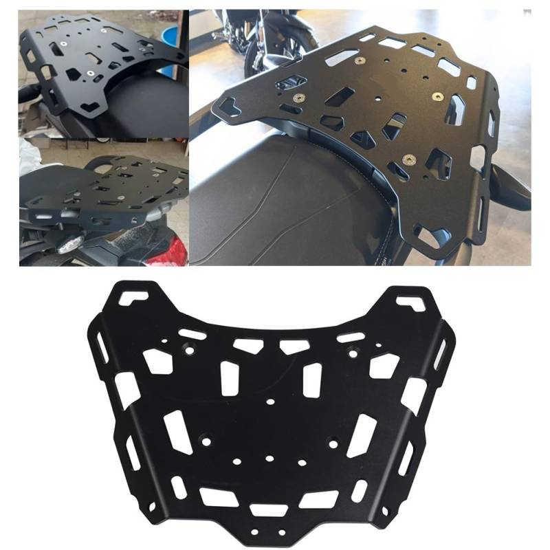Motorrad-Hinterradgepäckträger-Trägerregal-Topcase-Stützhalter für Tiger 900 Rally Pro GT 2020–2024 | Tiger 850 Sport 2021–2024 Cargo Plate Kit Tiger 900 Zubehör von KomoreLee
