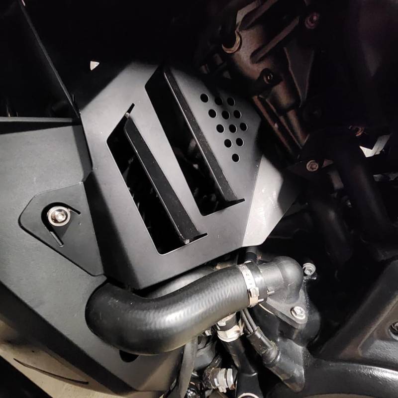 Motorrad-Kühlerschutz, Motorschutz, Füllplatte für RA1250 PA1250 RA1250S Pan America 1250 S Special 2021 2022 2023 2024, Linke Seitenverkleidung, Hitzeschildabdeckung von KomoreLee