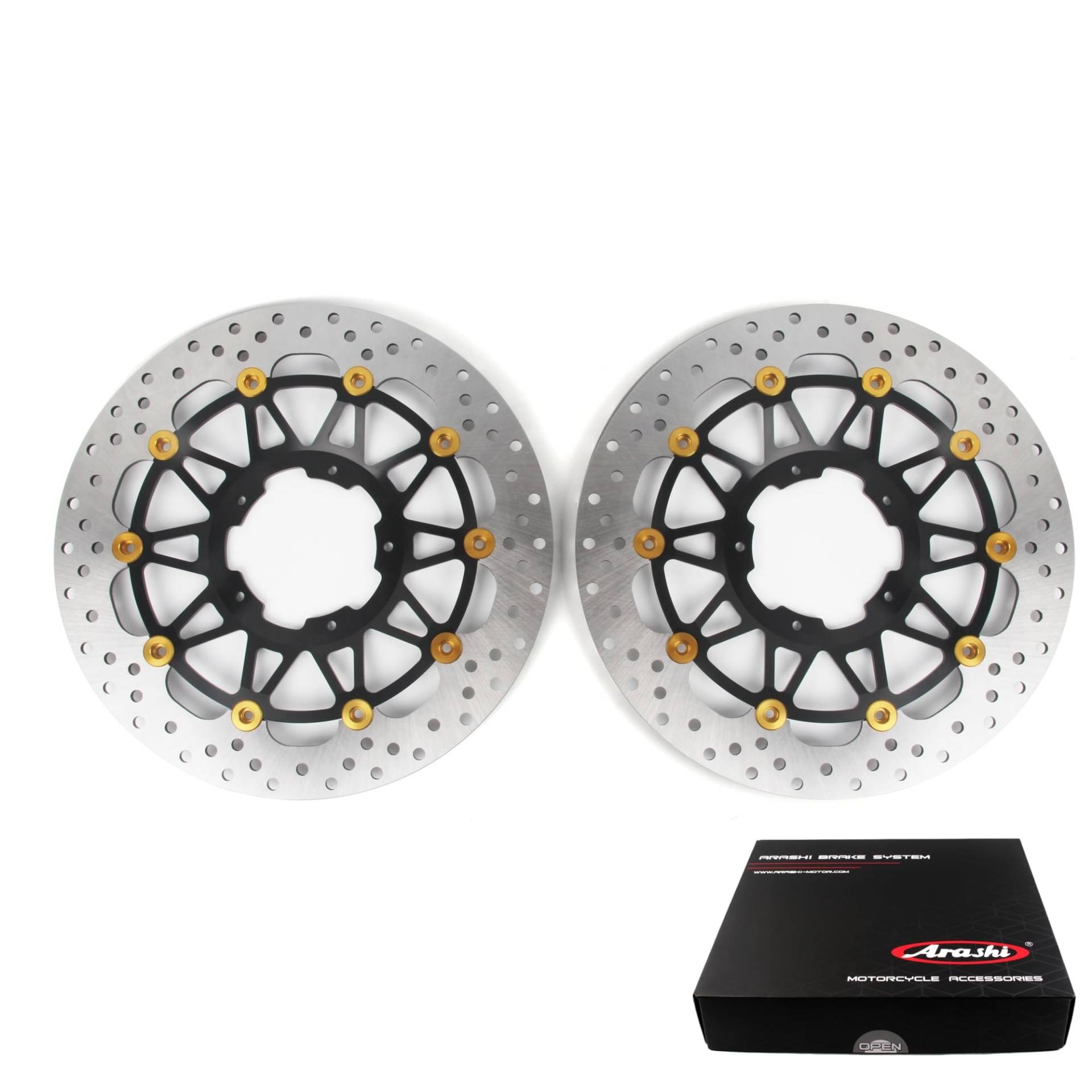 Arashi Schwimmend Vorderrad Bremsscheiben für Honda CBR1000RRR CBR1000RR-R 2020-2025, CBR1000RR ABS 2020-2024, CBR1000RR SP 20-24, CMX1100 REBEL 1100 2021-2024, Schwarz Arashi Schwimmend Vorderrad Bremsscheiben für Honda CBR1000RRR CBR1000RR-R 2020-2025, CBR1000RR ABS 2020-2024, CBR1000RR SP 20-24, CMX1100 REBEL 1100 2021-2024, Schwarz von Konerstone