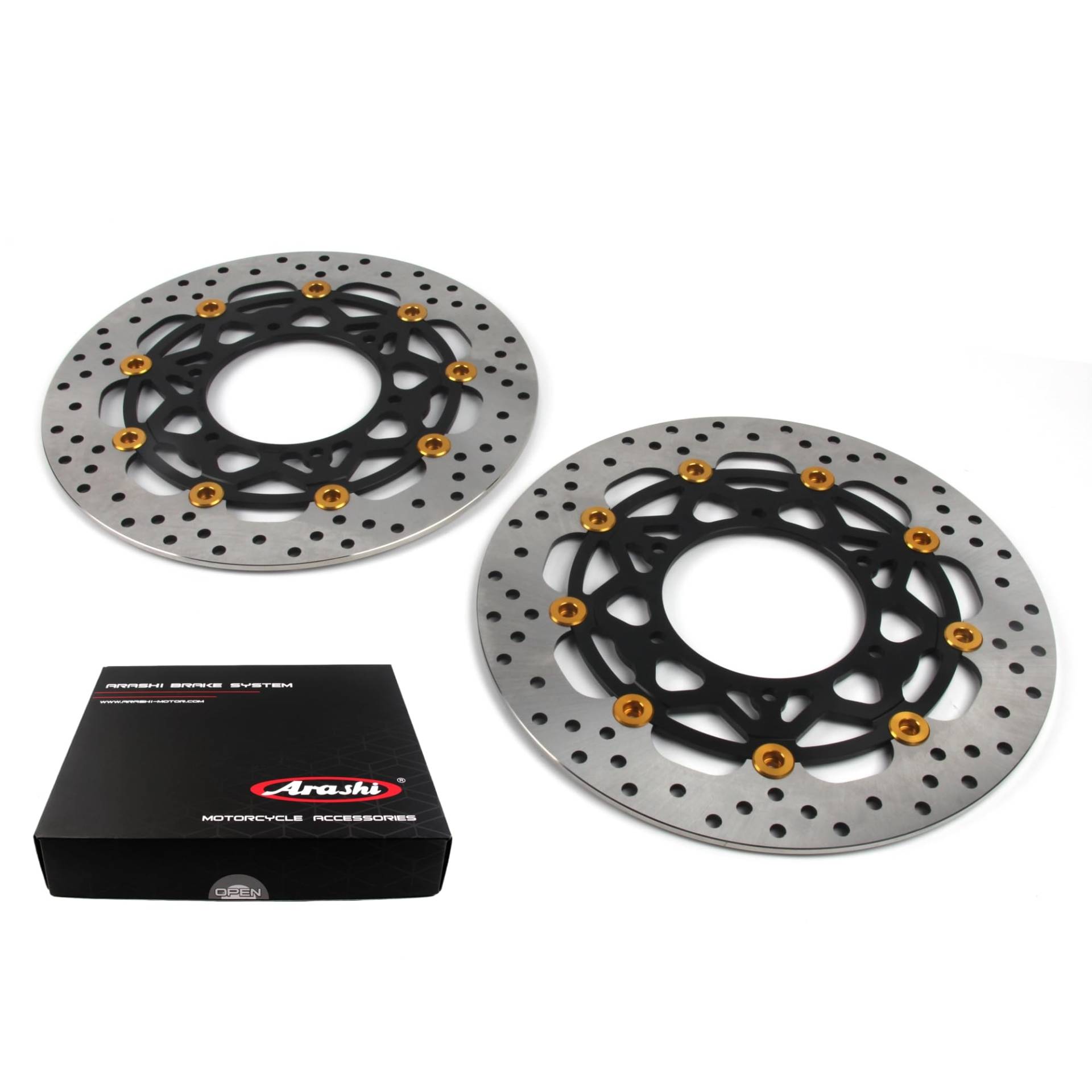 Arashi Schwimmend Vorderrad Bremsscheiben für Suzuki GSX-S1000F ABS 2015-2022, GSX-S1000GT 2022-2023, GSX-S1000GX 2024, GSX-S1000 Katana 1000 2019-2024, Motor accessories Schwarz Arashi Schwimmend Vorderrad Bremsscheiben für Suzuki GSX-S1000F ABS 2015-2022, GSX-S1000GT 2022-2023, GSX-S1000GX 2024, GSX-S1000 Katana 1000 2019-2024, Motor accessories Schwarz von Konerstone