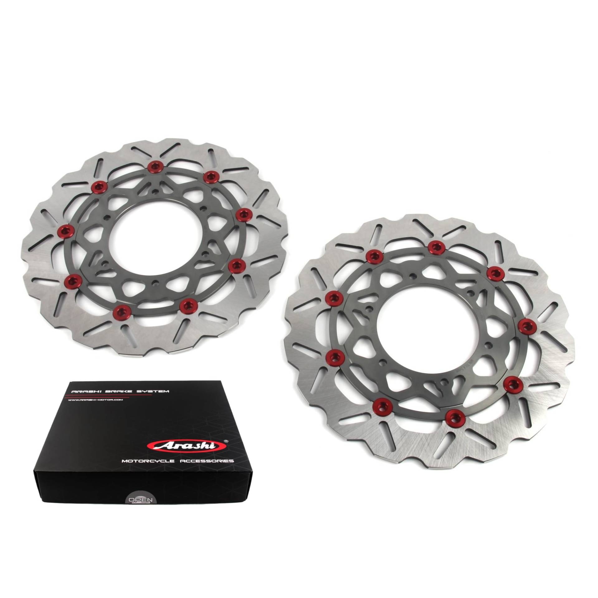 Arashi Schwimmend Vorderrad Bremsscheiben für Suzuki GSX-S950 ABS 2021-2024, GSX-S1000 2015-2024, GSX-S1000 ABS 2015-2024, GSX-S1000F 2015-2022, Motor accessories Grau Arashi Schwimmend Vorderrad Bremsscheiben für Suzuki GSX-S950 ABS 2021-2024, GSX-S1000 2015-2024, GSX-S1000 ABS 2015-2024, GSX-S1000F 2015-2022, Motor accessories Grau von Konerstone