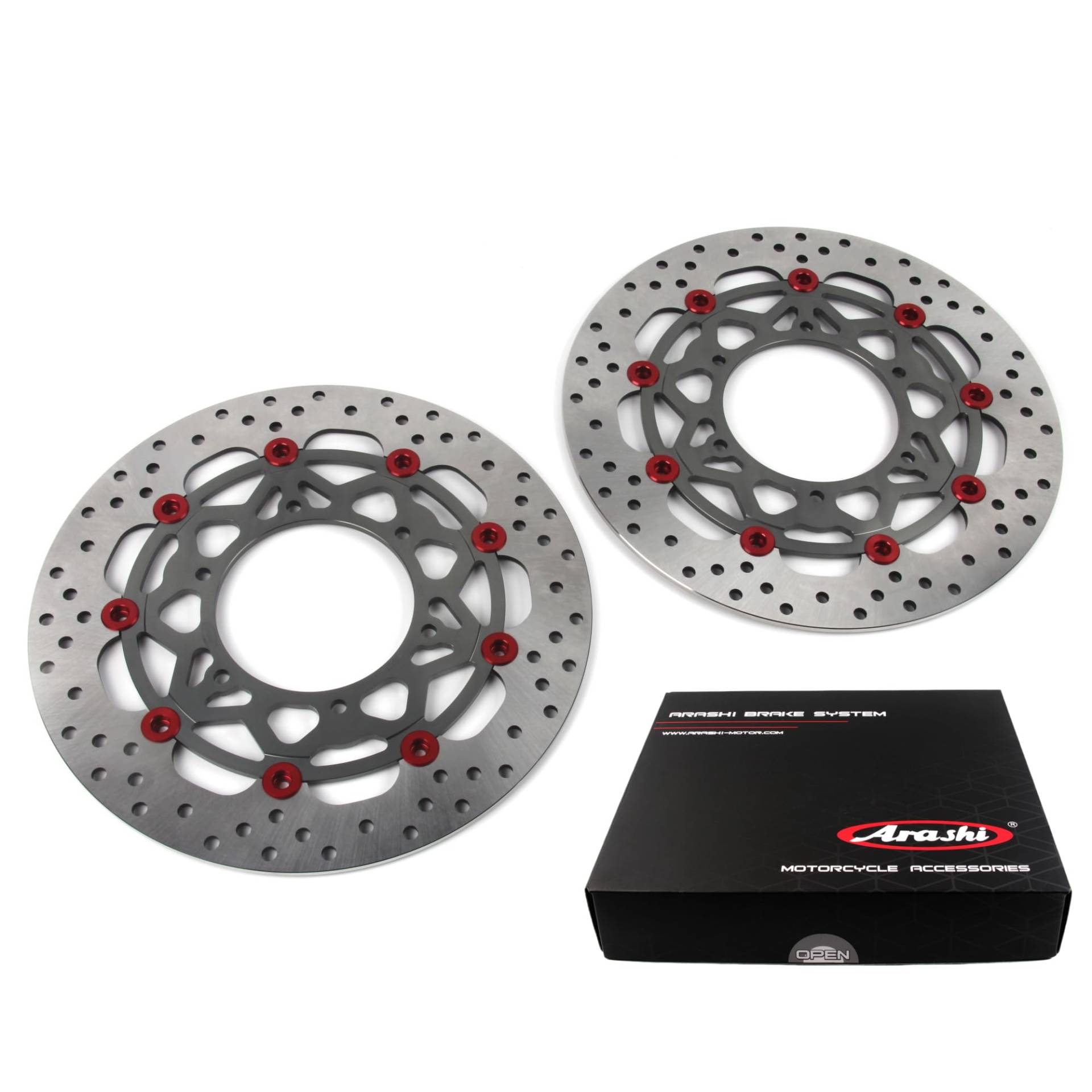 Arashi Schwimmend Vorderrad Bremsscheiben für Suzuki GSX-S950 ABS 2021-2024, GSX-S1000 2015-2024, GSX-S1000 ABS 2015-2024, GSX-S1000F 2015-2022, Motor accessories Grau Arashi Schwimmend Vorderrad Bremsscheiben für Suzuki GSX-S950 ABS 2021-2024, GSX-S1000 2015-2024, GSX-S1000 ABS 2015-2024, GSX-S1000F 2015-2022, Motor accessories Grau von Konerstone
