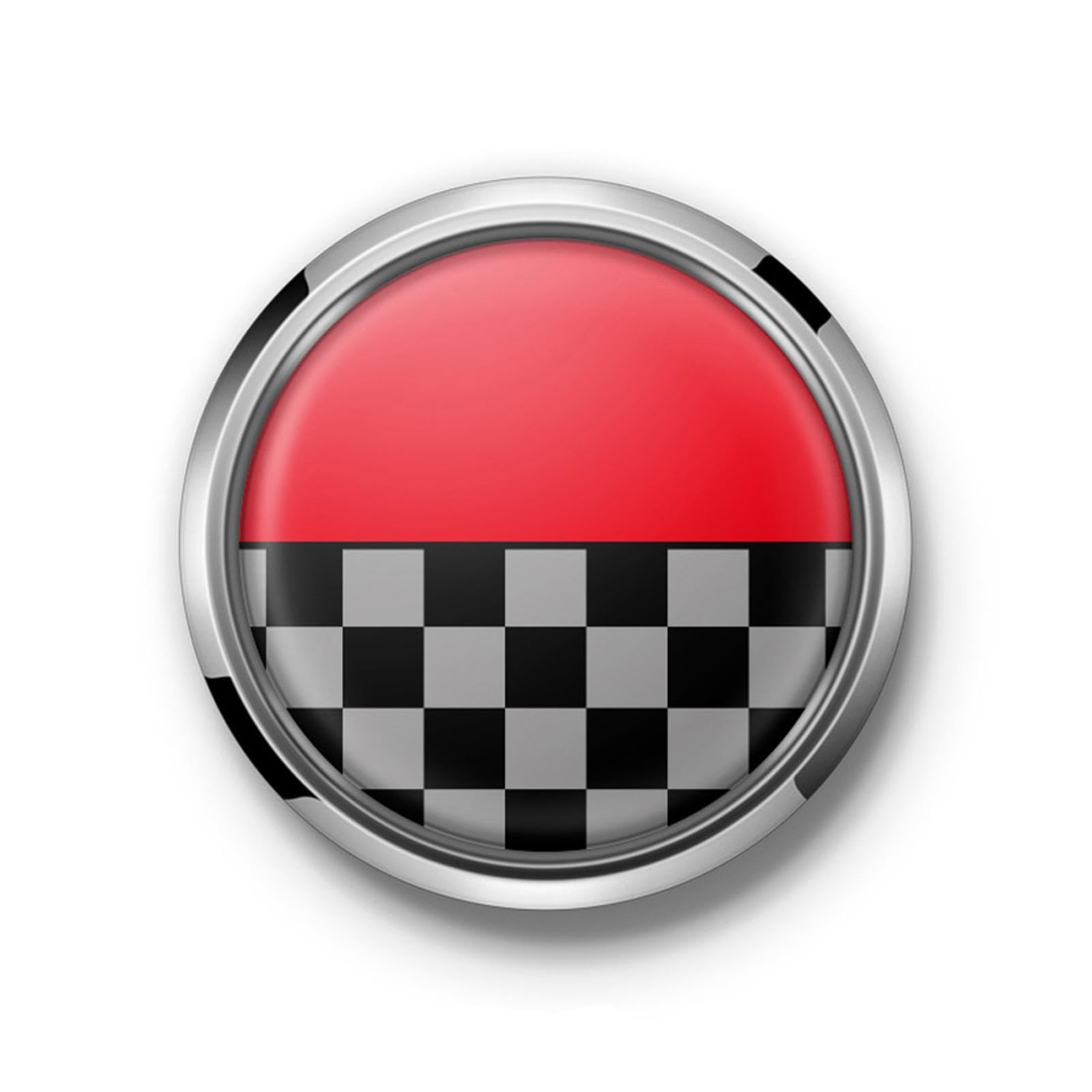 Konforhom Fronthaube Motorhaube Frontgrill Emblem Aufkleber Abdeckung Abzeichen Metallabdeckung mit Schrauben für BMW Mini Cooper JCW ONE Universal Konforhom Fronthaube Motorhaube Frontgrill Emblem Aufkleber Abdeckung Abzeichen Metallabdeckung mit Schrauben für BMW Mini Cooper JCW ONE Universal von Konforhom