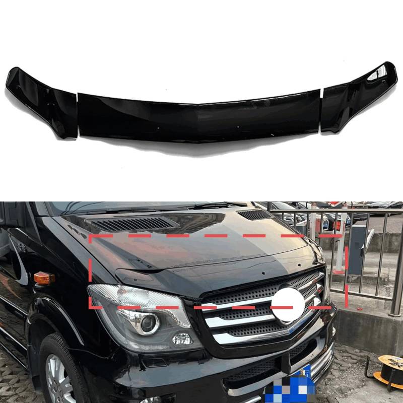 Konforhom Frontstoßstangenschutz für MB Sprinter W906 2014–2018, Splitter-Abdeckung, Schwarz von Konforhom
