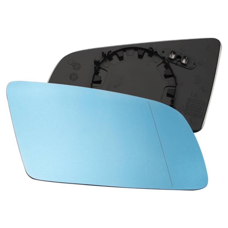Konuooer 1 Paar Spiegelglas Seitenspiegel für 5er E60 E61 E63 E64 2003-2010 51167065081 Beheizbar Rückspiegels Blau Glas 51167065082 von Konuooer