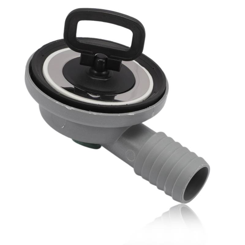 Konuooer Ø 55 mm Abwasserschlauch Edelstahl Ablauf Abflussrohr Ablaufgarnitur für siphon wohnmobil mit 20-25 mm Schlauchabgang 90° für Caravan Boot waschbecken ablaufgarnitur von Konuooer
