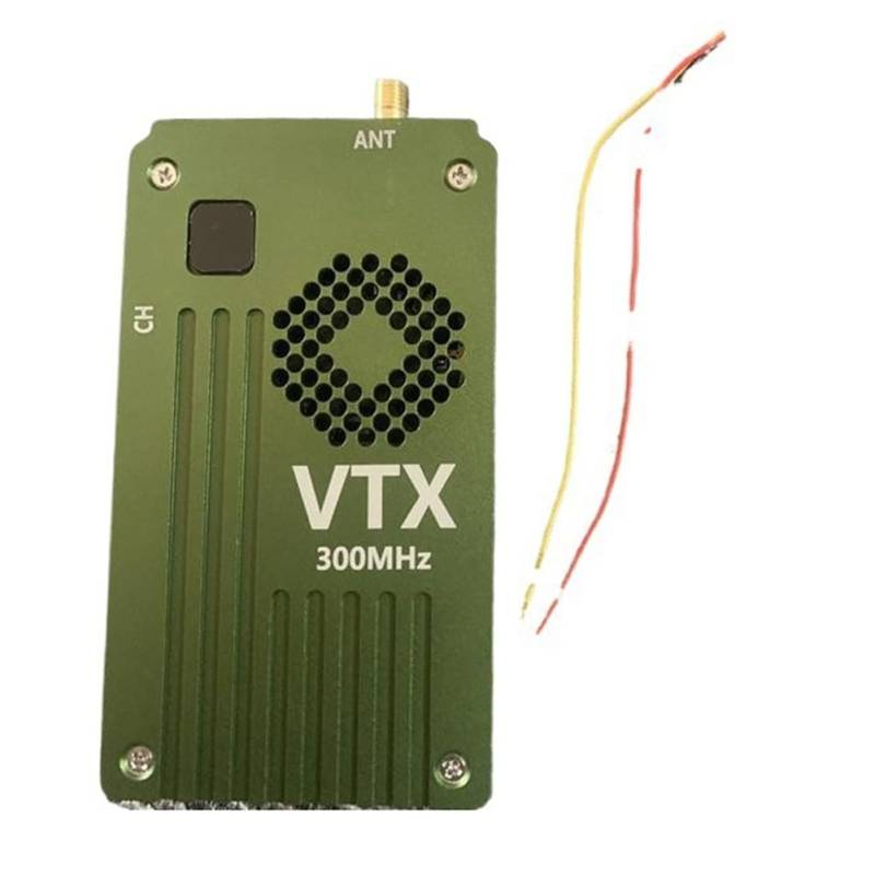 Koolenry 1,3 GHz 8W Hochleistungs-Video für Drohnen Langstrecken 40km LOS Video Bildübertragung Sender/Empfänger 1,2 GHz Video Sender und Empfänger 1,2 GHz 8W Drohnen-Videotransmitter VTX von Koolenry