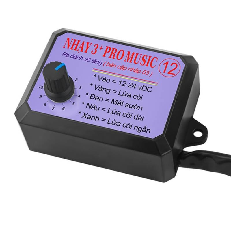 Koolenry 12 Sound Musical Electronic Horn Controller 3+Pro Hornlautsprecher Schallsteuerkasten Einheit Autos Elektrohorn Controller von Koolenry