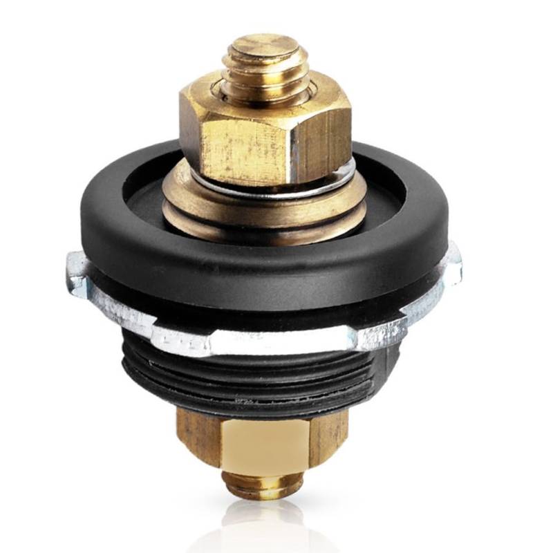 Koolenry 24V Heavy Duty Remote Battery Junction Connector mit 3/8 Pfosten-Terminal-Kit für, Wohnmobil, Boot, Auto - Schwarz von Koolenry