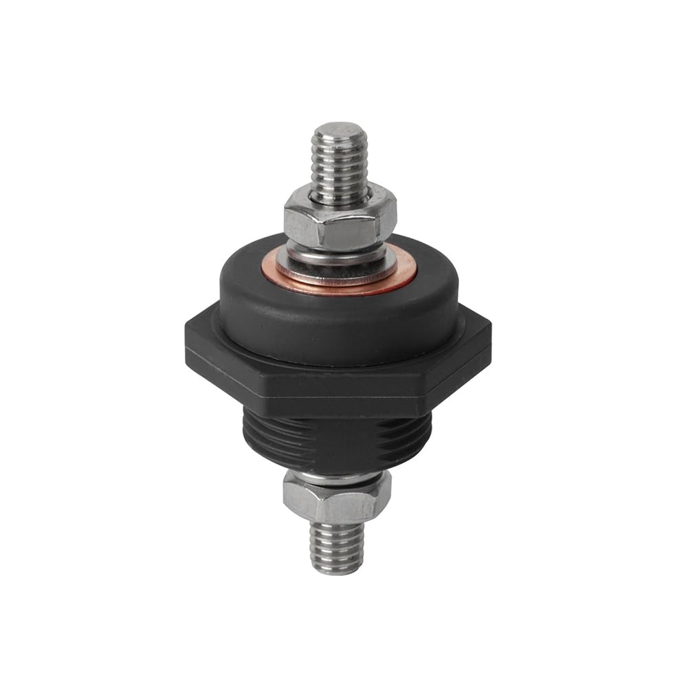 Koolenry 300A 48V Gleichstrom-Postverbinder Messing-Ersatzterminal-Kit Bulkhead-Kabelverbinder für Auto Camping Wohnmobil Bulkhead-Kabelverbinder Schwarz Koolenry 300A 48V Gleichstrom-Postverbinder Messing-Ersatzterminal-Kit Bulkhead-Kabelverbinder für Auto Camping Wohnmobil Bulkhead-Kabelverbinder Schwarz von Koolenry