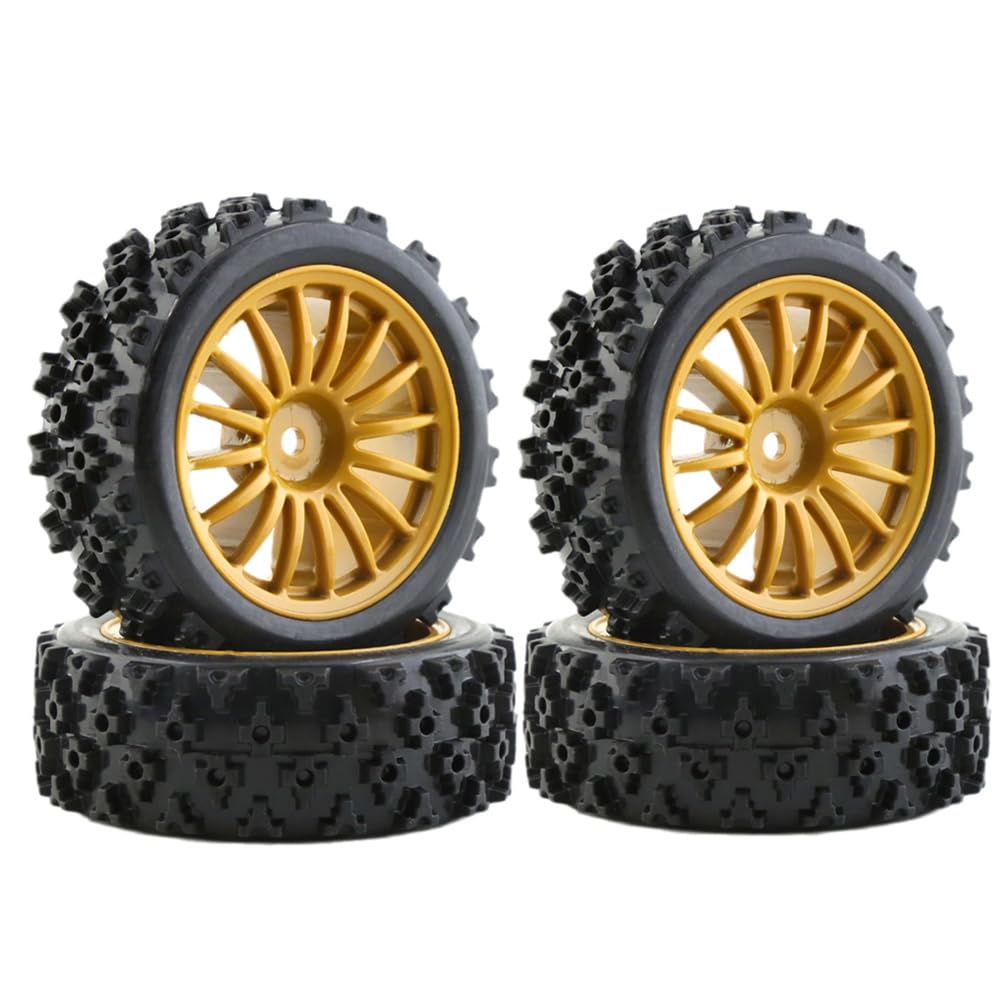 Koolenry 4 Stück 70 mm RC-Autoreifenrad für SY1201 SY1202 SY1203 SY1204 1/12 RC-Auto-Upgrade-Teile Ersatzzubehör Orange Koolenry 4 Stück 70 mm RC-Autoreifenrad für SY1201 SY1202 SY1203 SY1204 1/12 RC-Auto-Upgrade-Teile Ersatzzubehör Orange von Koolenry