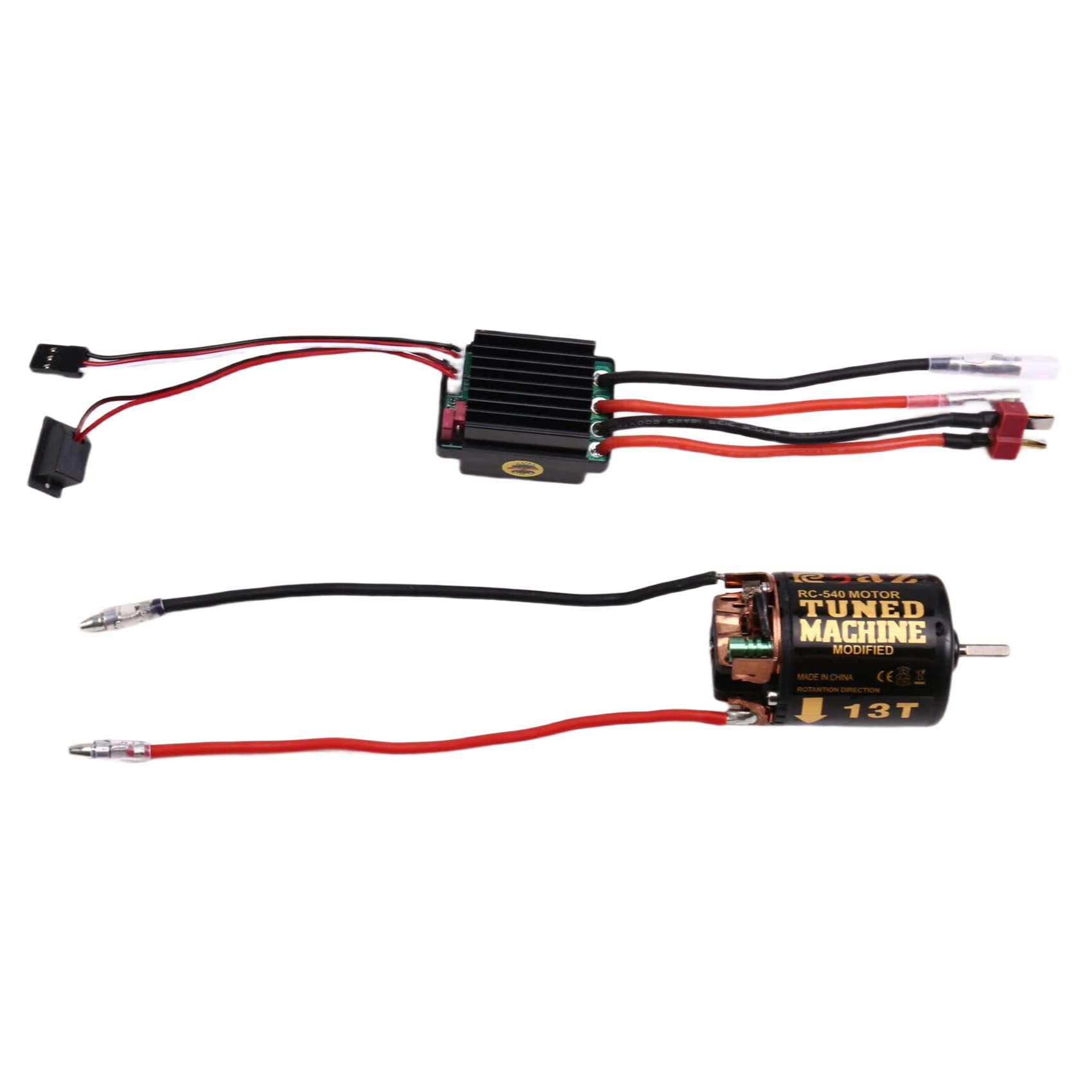 Koolenry 540 Bürstenmotor 13T ESC Geschwindigkeitsregler Kombinationsset Climb Drift Racing für 1/10 RC Crawler/Boot Koolenry 540 Bürstenmotor 13T ESC Geschwindigkeitsregler Kombinationsset Climb Drift Racing für 1/10 RC Crawler/Boot von Koolenry