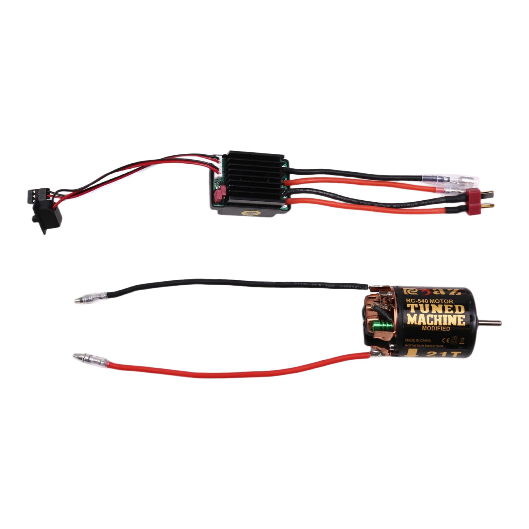 Koolenry 540 Bürstenmotor 21T ESC Geschwindigkeitsregler Kombinationsset Climb Drift Racing für 1/10 RC Crawler/Boot Koolenry 540 Bürstenmotor 21T ESC Geschwindigkeitsregler Kombinationsset Climb Drift Racing für 1/10 RC Crawler/Boot von Koolenry