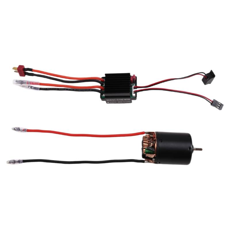 Koolenry 540 Bürstenmotor 35T ESC Geschwindigkeitsregler Kombinationsset Climb Drift Racing für 1/10 RC Crawler/Boot von Koolenry