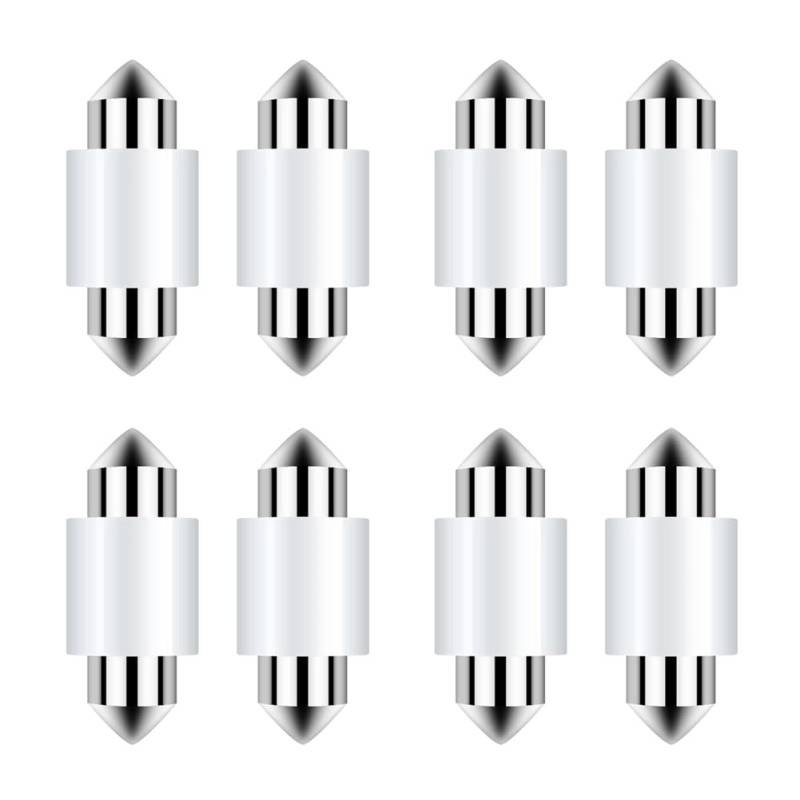 Koolenry 8er-Pack 31 mm Leseleuchten Auto LED-Leuchten Leselampen für Autokabinenbeleuchtung Kennzeichenbeleuchtung von Koolenry