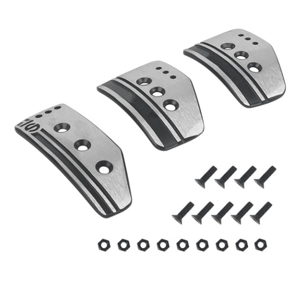Koolenry Auto Aluminiumlegierung Fußpedal Ruhepedalabdeckung Gaspedalabdeckung KupplungsPedalabdeckung für Schaltgetriebe-Auto-Pedale Koolenry Auto Aluminiumlegierung Fußpedal Ruhepedalabdeckung Gaspedalabdeckung KupplungsPedalabdeckung für Schaltgetriebe-Auto-Pedale von Koolenry
