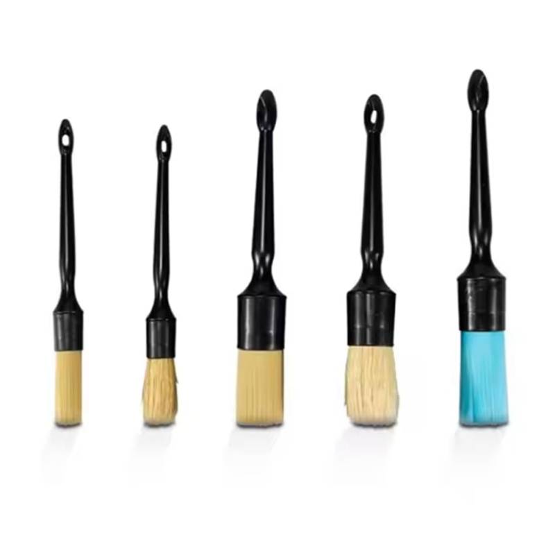 Koolenry Autobürsten, Autopflegebürstenset für die Reinigung Von Lüftungsschlitzen, Armaturenbrettern und Felgen. 5-Teiliges Set für die Autowäsche und -Pflege. von Koolenry