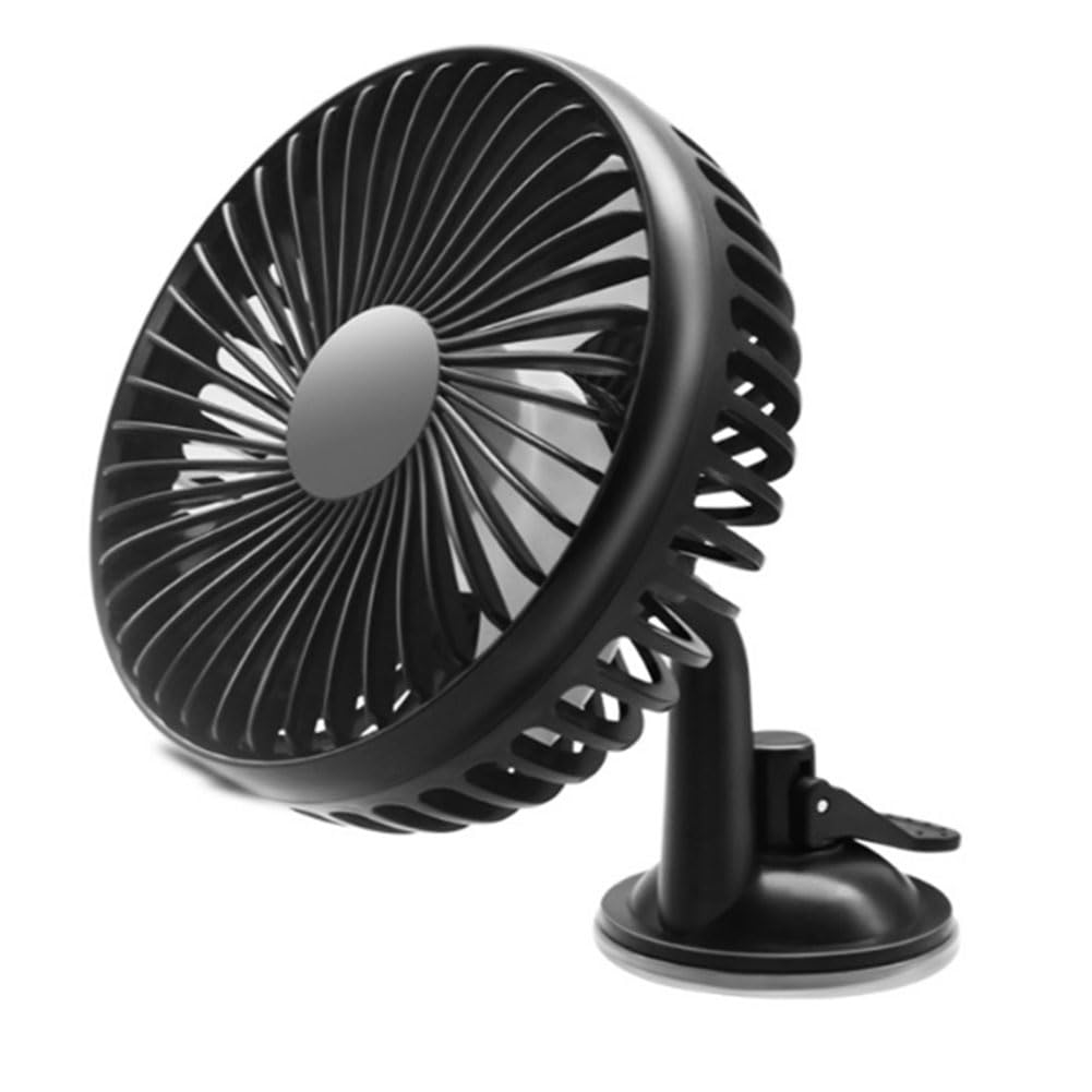 Koolenry Autoventilator Autoelektrikventilator Auto 12V-24V Kühlluftventilator USB-Schnittstellenventilator 3-Stufig Verstellbarer Ventilator Koolenry Autoventilator Autoelektrikventilator Auto 12V-24V Kühlluftventilator USB-Schnittstellenventilator 3-Stufig Verstellbarer Ventilator von Koolenry