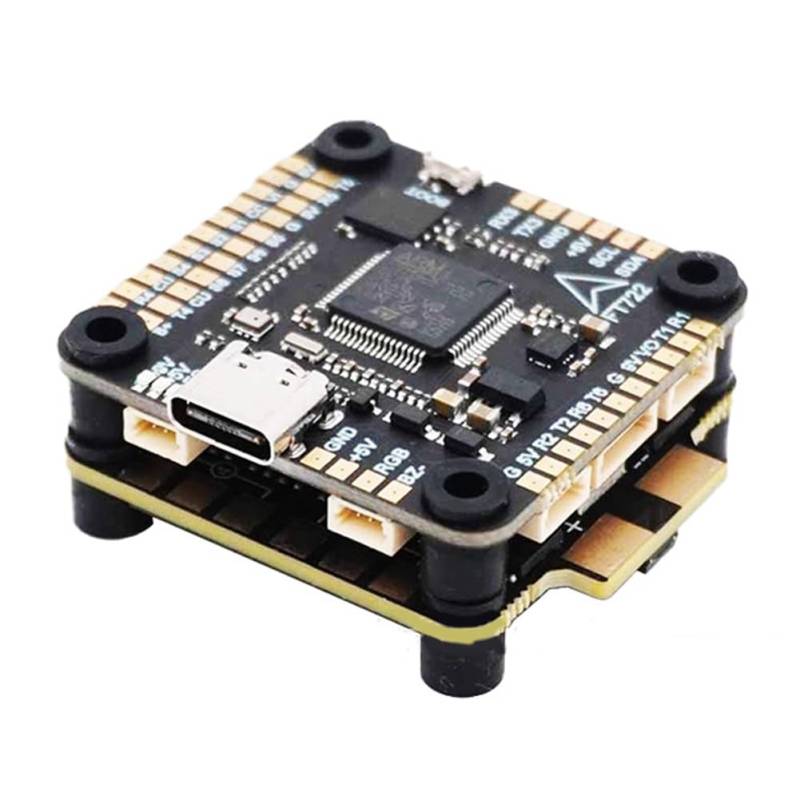 Koolenry F722 FC&ESC Stack F722X8 Pro Flight Controller BLS 60A 4in1 ESC 30.5X30.5mm 3-8S für RC FPV Racer Drohne von Koolenry