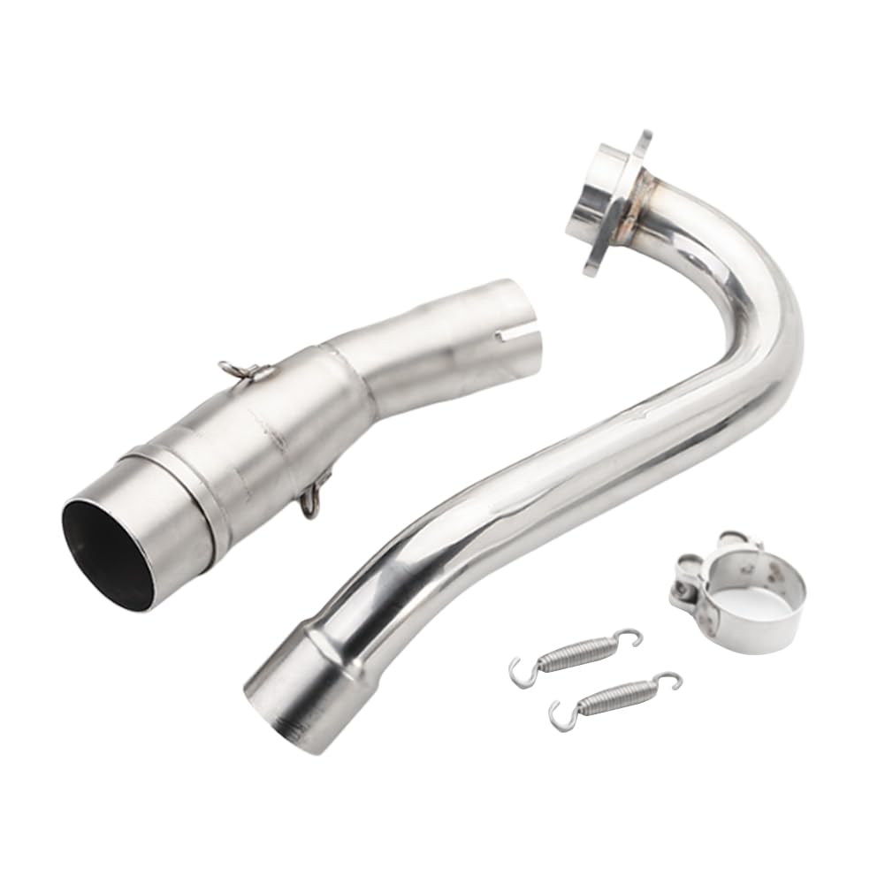 Koolenry Motorradmodifizierter 51-mm-Frontauspuff für X-Max 250 300 2017-2019 Schalldämpfer-Mittelauspuffrohr Koolenry Motorradmodifizierter 51-mm-Frontauspuff für X-Max 250 300 2017-2019 Schalldämpfer-Mittelauspuffrohr von Koolenry