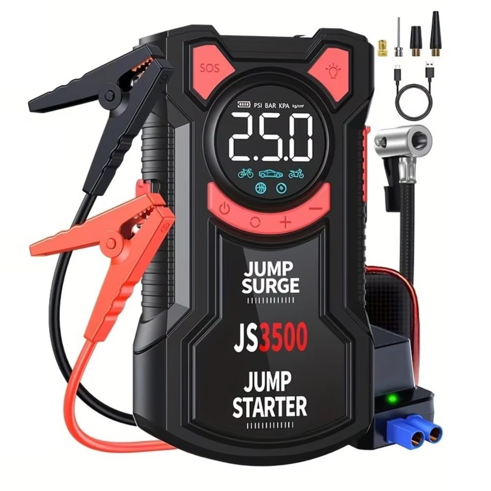 Koolenry Notfallluftpumpe mit Multifunktionalem 150psi -Kompressor für die Reifeninflation Koolenry Notfallluftpumpe mit Multifunktionalem 150psi -Kompressor für die Reifeninflation von Koolenry