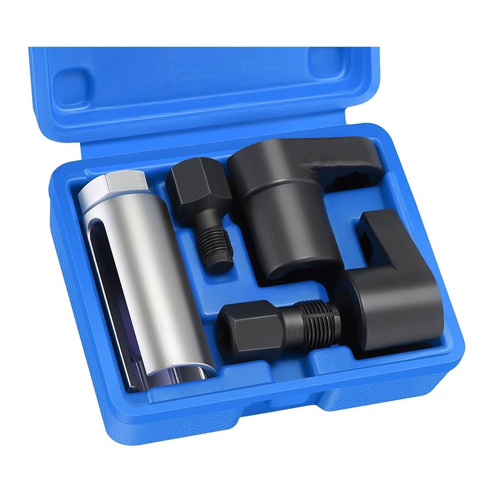 Koolenry O2 Sensor Socket Set 5pcs 1/2 "und 3/8" Laufwerk 7/8 "22mm Universal Switch Socket Automotive O2 Sensor Sockelschlüsselgewinde -Verfolgungs -Entfernungswerkzeug Koolenry O2 Sensor Socket Set 5pcs 1/2 "und 3/8" Laufwerk 7/8 "22mm Universal Switch Socket Automotive O2 Sensor Sockelschlüsselgewinde -Verfolgungs -Entfernungswerkzeug von Koolenry