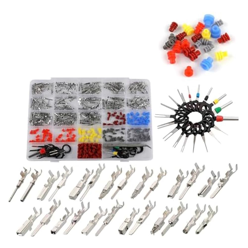 Koolenry Steckverbinder-Terminal-Pin Auto Auto-Elektrische Steckverbinder Pins Nicht Isoliert Steckdose Männlich Weiblich Crimp Koolenry Steckverbinder-Terminal-Pin Auto Auto-Elektrische Steckverbinder Pins Nicht Isoliert Steckdose Männlich Weiblich Crimp von Koolenry