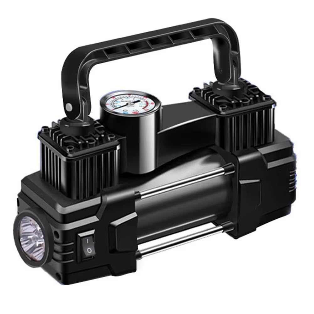 Koolenry Tragbare Auto Luftpumpe Elektrischer Autoreifenfüller Auto Reifenluftpumpe Mechanische Uhr Koolenry Tragbare Auto Luftpumpe Elektrischer Autoreifenfüller Auto Reifenluftpumpe Mechanische Uhr von Koolenry