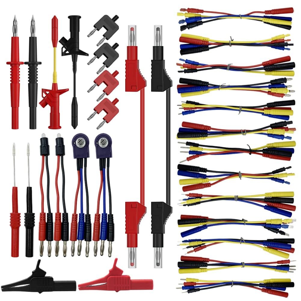 Koolenry Vielseitige Multimeter -Testleitungen und Terminaltestkit mit Rückensonde in Schwarzer Tragetasche Koolenry Vielseitige Multimeter -Testleitungen und Terminaltestkit mit Rückensonde in Schwarzer Tragetasche von Koolenry