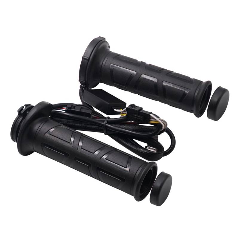 Koolenry Winter Motorrad Erhitzte Griffe im Lenkerwärmhülsen mit Schalter -Lenker -Moto -Rollerhülsen mit Schalter Zur Kontrolltemperatur für 22 mm Lenker von Koolenry