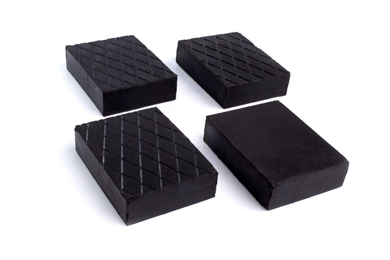 Kora Satz 4 Stück Gummiblöcke 120x80x60mm, schwarz Kora Satz 4 Stück Gummiblöcke 120x80x60mm, schwarz von KORA Organics