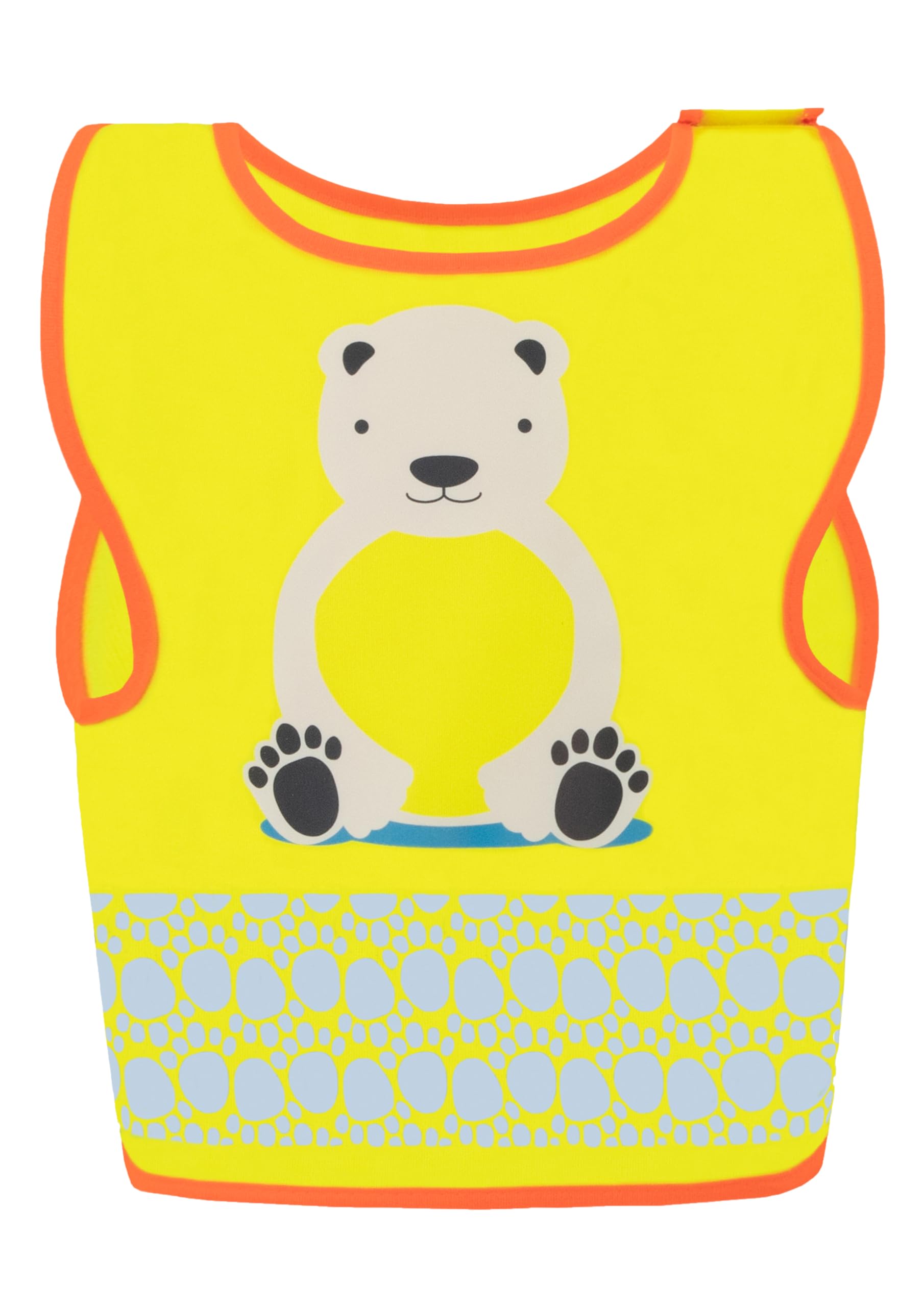 Korntex Kinder Warnweste Funtastic Wildlife - CO2 Neutral - Signal-Gelb Eisbär - XXS Korntex Kinder Warnweste Funtastic Wildlife - CO2 Neutral - Signal-Gelb Eisbär - XXS von Korntex