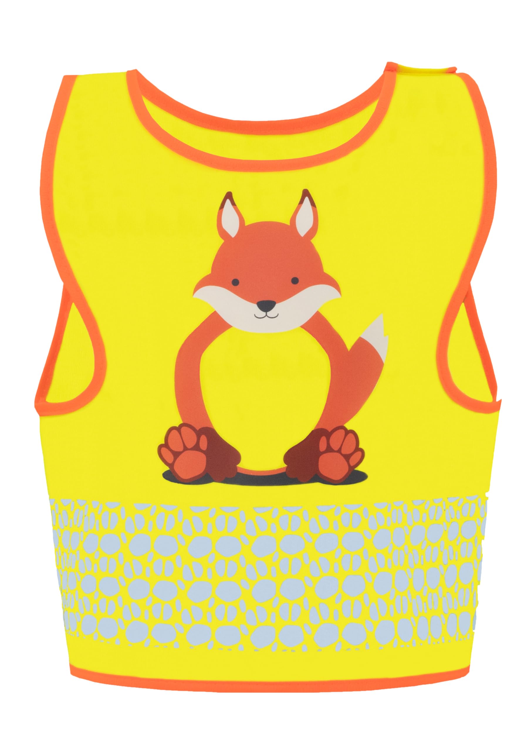 Korntex Kinder Warnweste Funtastic Wildlife - CO2 Neutral - Signal-Gelb Fuchs - XXS Korntex Kinder Warnweste Funtastic Wildlife - CO2 Neutral - Signal-Gelb Fuchs - XXS von Korntex