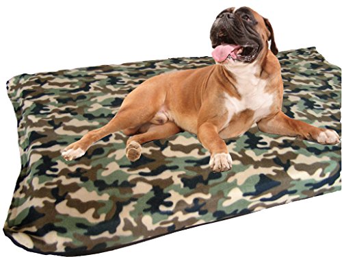 KosiPet® Deluxe Hochdichte Orthopädische Schaumstoffmatratze, Wasserdichtes Hundebett. In 3 Größen, 20 Farben erhältlich pro Größe. (Large 114 x 82 x 10cm, Camo) von KosiPet®