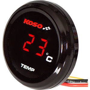 Koso Coin-Thermometer Rote Anzeige von Koso