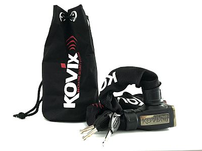 Kovix KCL8, Alarmschloss/Kettenkombination - Schwarz/Silber - 120 cm Kovix KCL8, Alarmschloss/Kettenkombination - Schwarz/Silber - 120 cm von Kovix