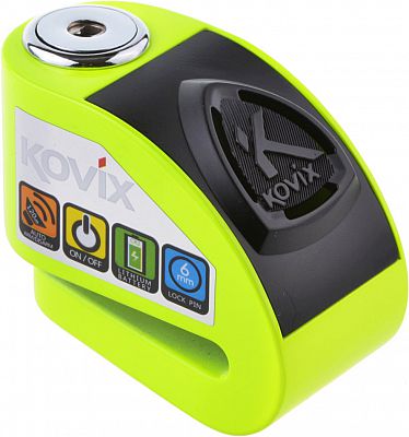 Kovix KD6, Alarm-Bremsscheibenschloss - Neon-Gelb von Kovix