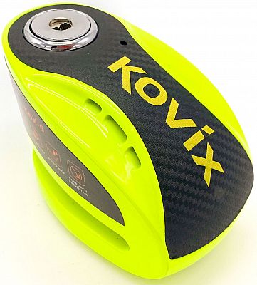 Kovix KNX6, Alarm-Bremsscheibenschloss - Neon-Grün/Schwarz von Kovix