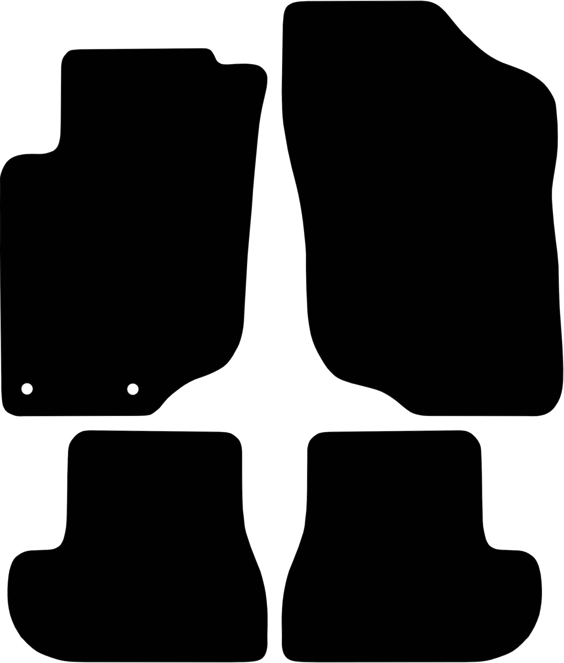 Kovvar Fußmatten passend für Peugeot 207 2006-2012 Passend zur Ausführung: CC Coupé/Cabrio | Qualität: Basic Kovvar Fußmatten passend für Peugeot 207 2006-2012 Passend zur Ausführung: CC Coupé/Cabrio | Qualität: Basic von Kovvar