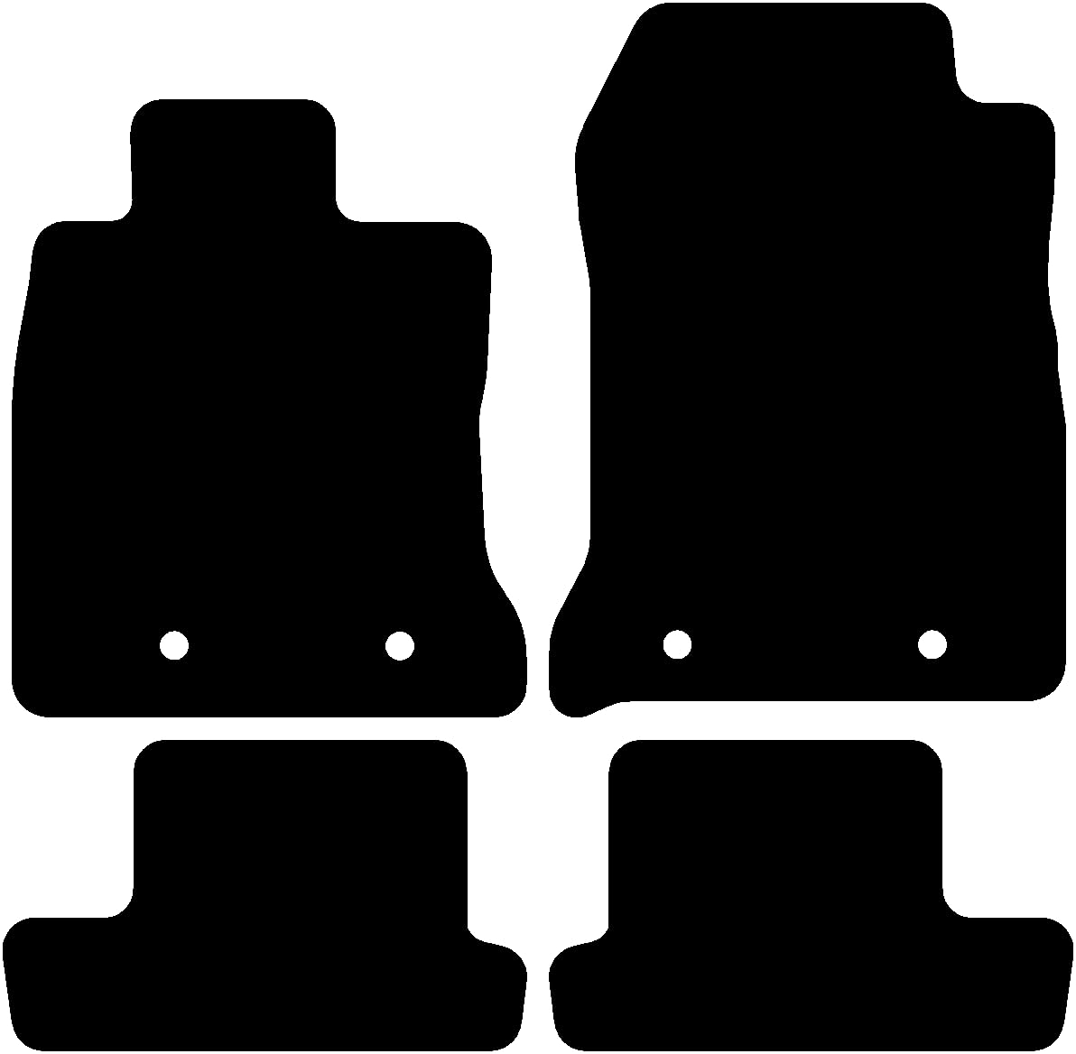 Kovvar Fußmatten passend für Toyota GR86 2021-2025 | Qualität: Basic Kovvar Fußmatten passend für Toyota GR86 2021-2025 | Qualität: Basic von Kovvar