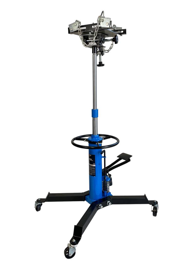 Kraftwelle 500 Kg Getriebeheber Hydraulik-Heber mit Doppelkolben - Motorheber Grubenheber 93 cm bis 185 cm Werkstattheber Transmission Jack von Kraftwelle