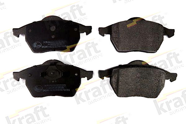 Bremsbelagsatz, Scheibenbremse Vorderachse Kraft Automotive 6000320 von Kraft Automotive