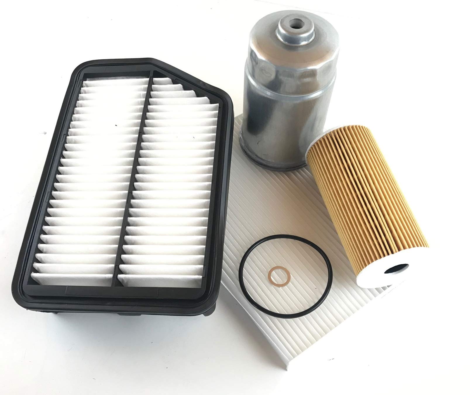 Filter Set Ölfilter Luftfilter Innenraumfilter Kraftstofffilter IX35 Sportage 2.0 CRDi Filter Set Ölfilter Luftfilter Innenraumfilter Kraftstofffilter IX35 Sportage 2.0 CRDi von Kraft Automotive