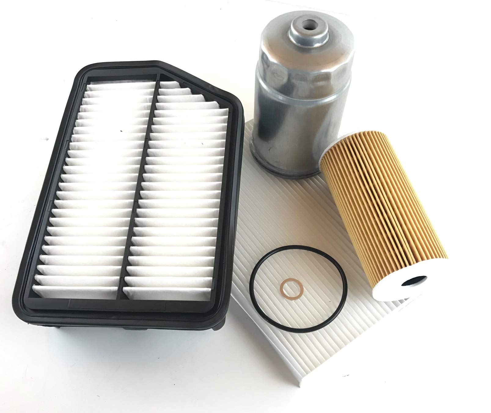 Filter Set Ölfilter Luftfilter Innenraumfilter Kraftstofffilter IX35 Sportage 2.0 CRDi von Kraft Automotive