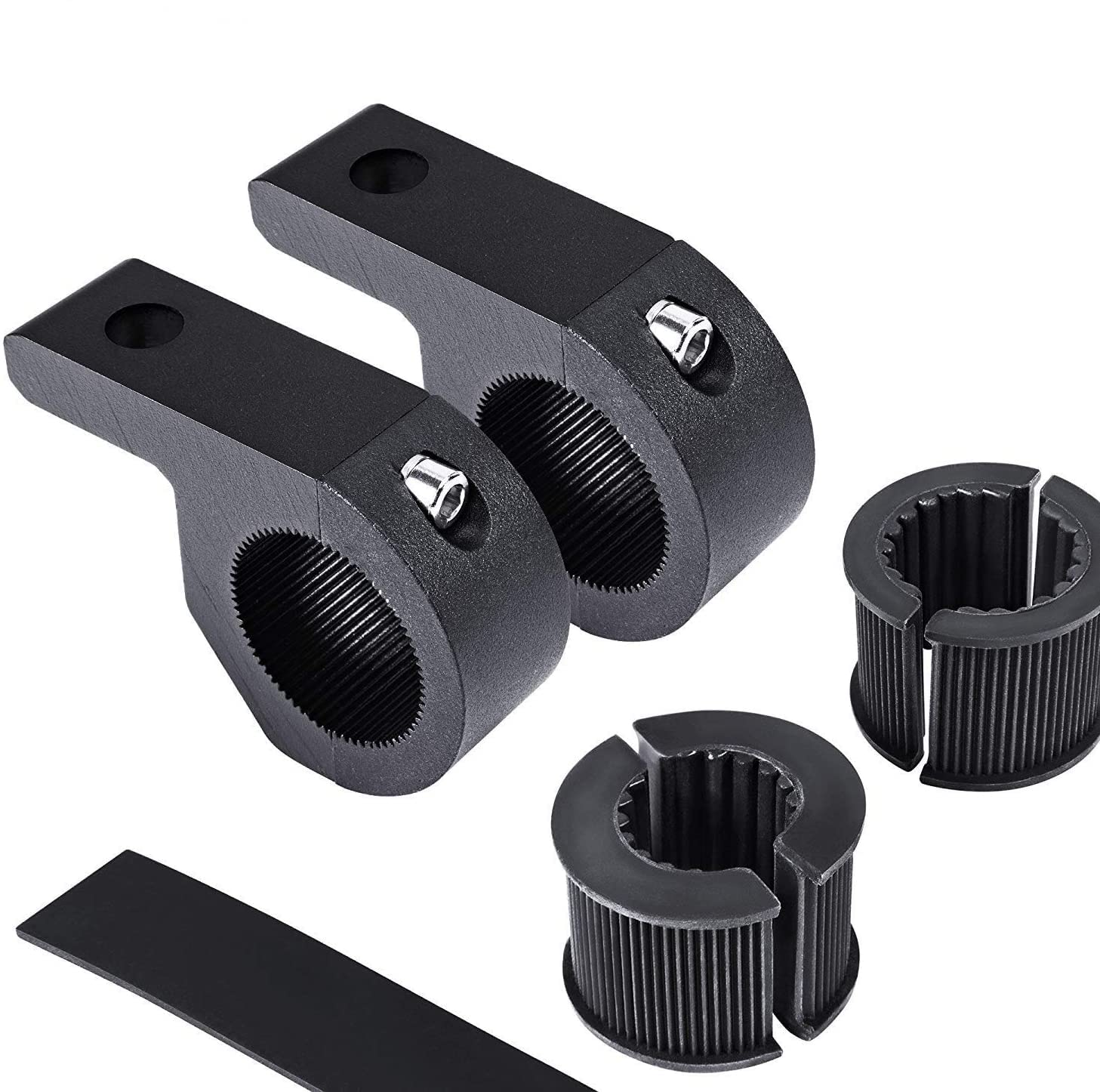 Kraumi Arbeitsleuchten Halterung, 25mm-32mm, Bull Bar Rohrhalterung Klemmen Universal Klemmhalterung schwarz, Geeignet für Frontschutzbügel, Geländewagen, Auto, LKW, Motorrad Kraumi Arbeitsleuchten Halterung, 25mm-32mm, Bull Bar Rohrhalterung Klemmen Universal Klemmhalterung schwarz, Geeignet für Frontschutzbügel, Geländewagen, Auto, LKW, Motorrad von Kraumi