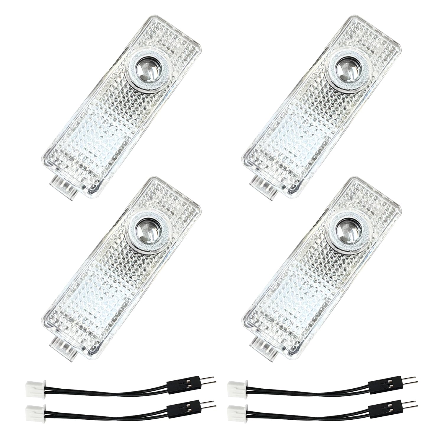 Krewua 4 Stück Viererpack Autotürlichter Auto Eingang Beleuchtung Zubehör für 1 2 3 4 5 6 7 Serie Auto Tür Logo Projektor Lichter für X1 X2 X3 X4 X5 X6 X7, Licht Sehr schönes Geschenk von Krewua